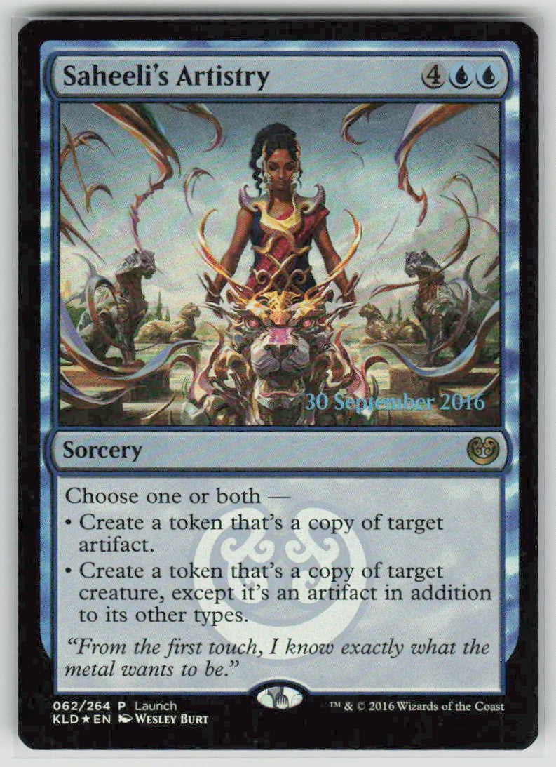 2016 Kaladesh 62 Saheeli's Artistry