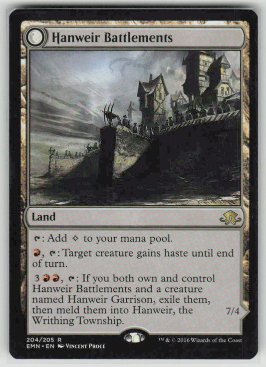 2016 Eldritch Moon 204 Hanweir Battlements