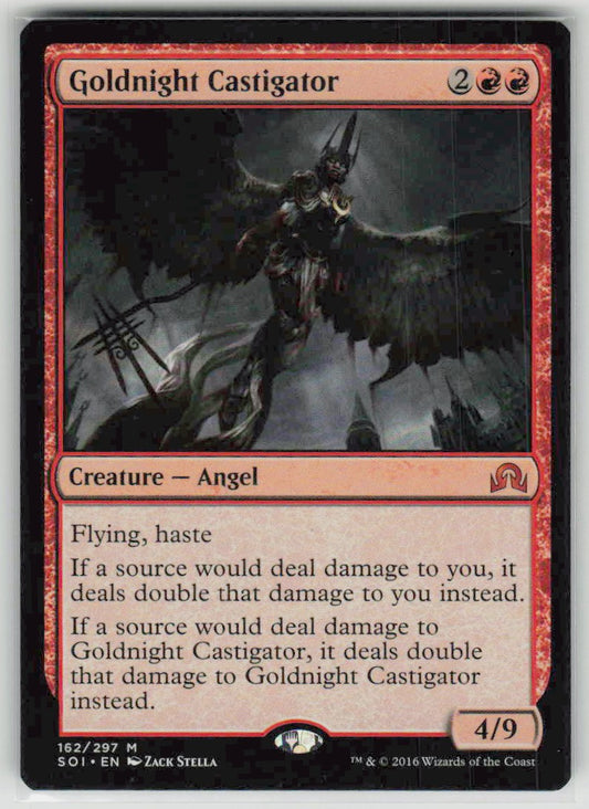 2016 Shadows over Innistrad 162 Goldnight Castigator