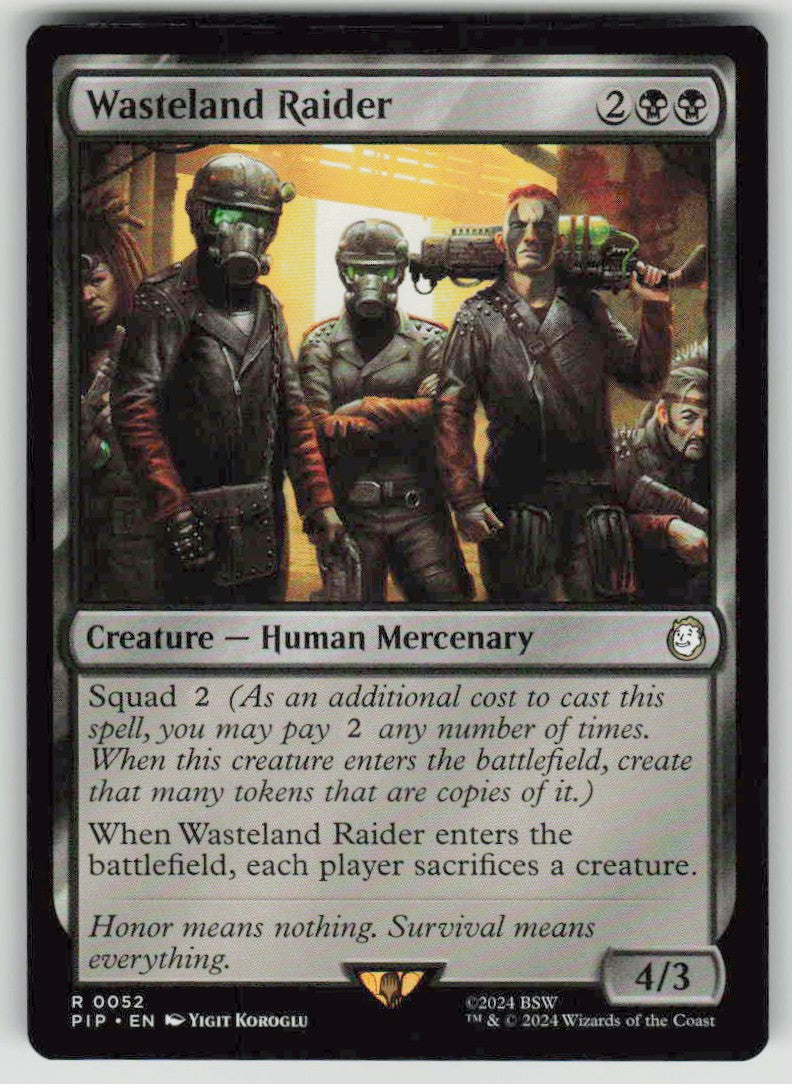 2024 Fallout 52 Wasteland Raider
