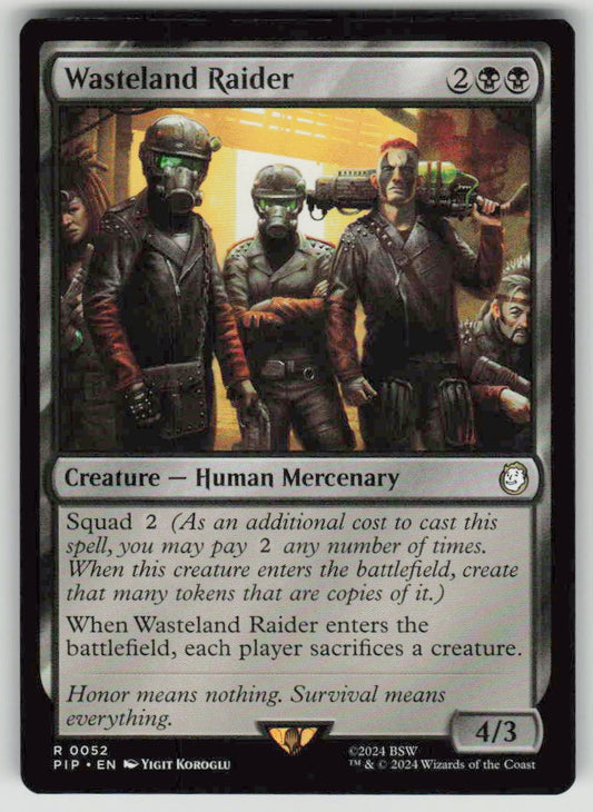 2024 Fallout 52 Wasteland Raider