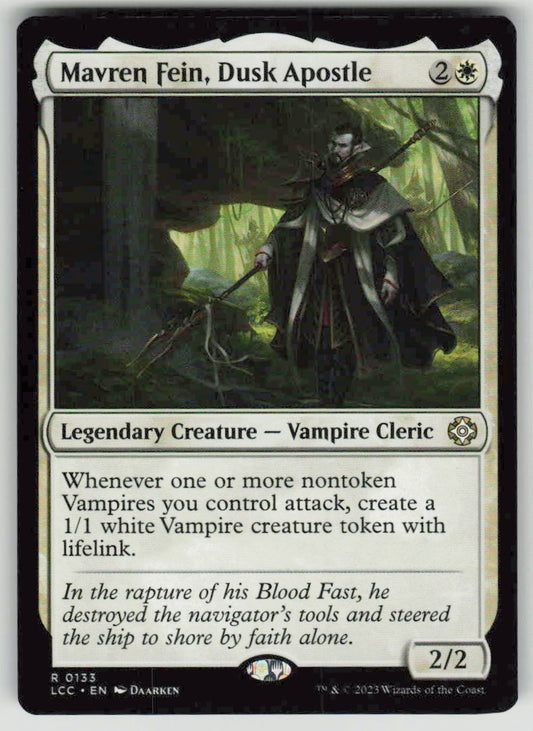 2023 The Lost Caverns of Ixalan Commander 133 Mavren Fein, Dusk Apostle