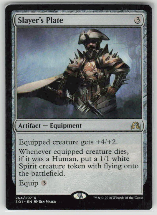 2016 Shadows over Innistrad 264 Slayer's Plate