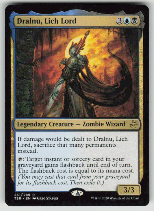 2021 Time Spiral Remastered 251 Dralnu, Lich Lord