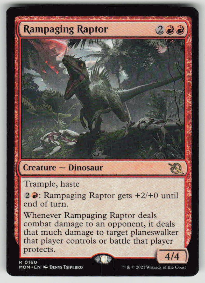2023 March of the Machine 160 Rampaging Raptor