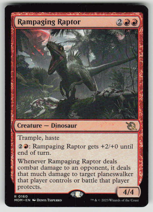 2023 March of the Machine 160 Rampaging Raptor