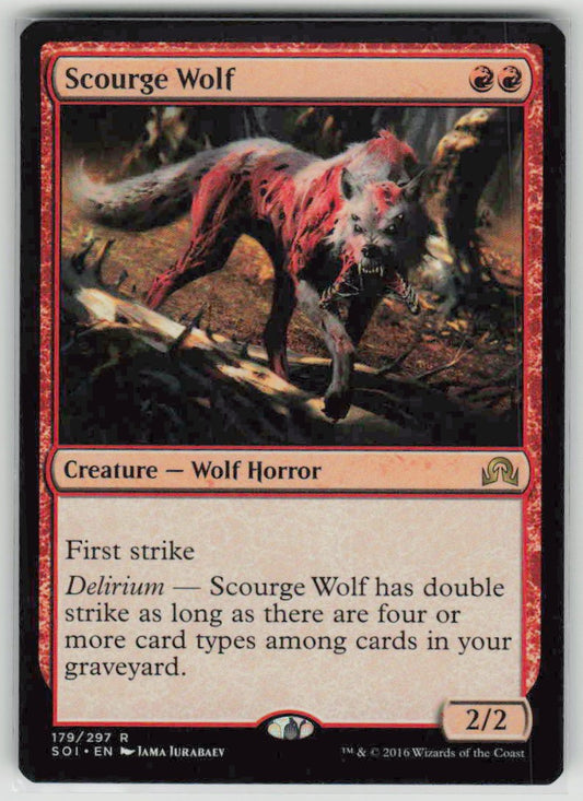 2016 Shadows over Innistrad 179 Scourge Wolf