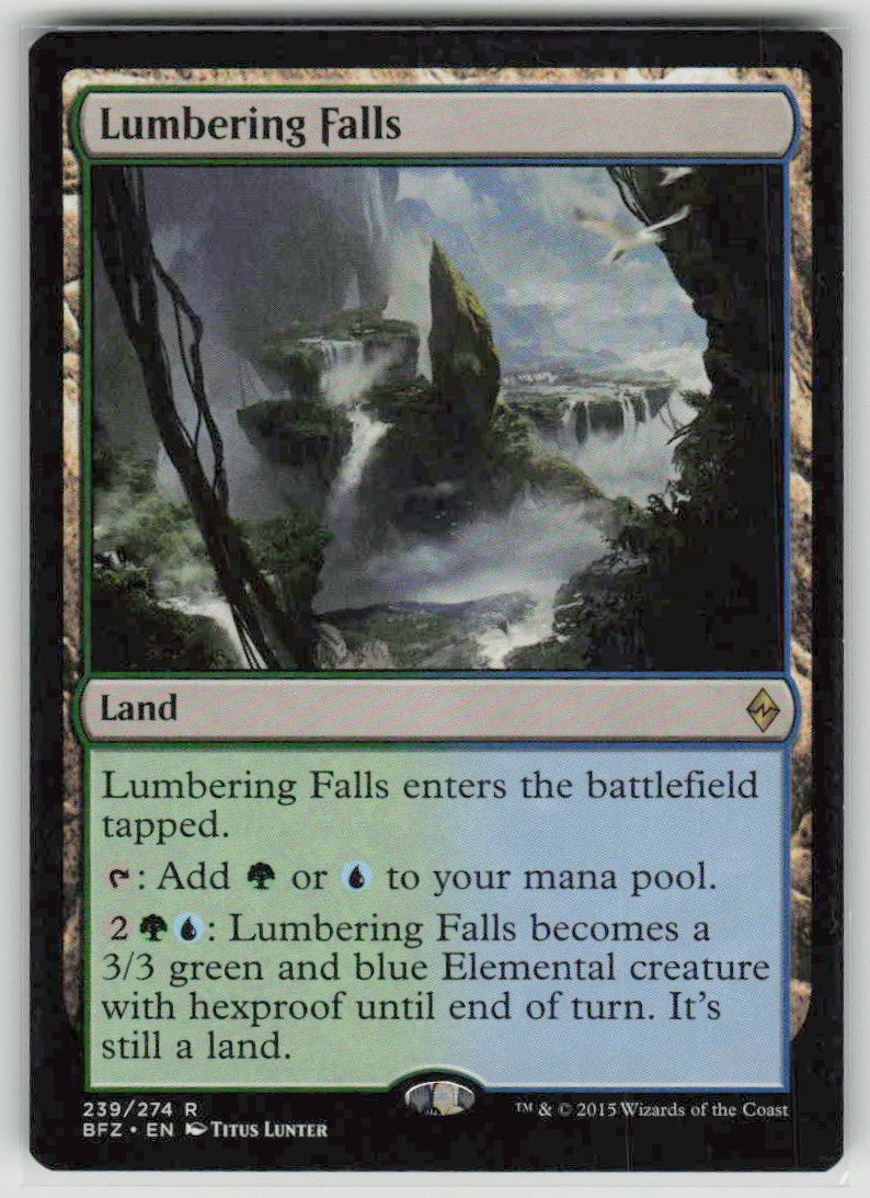 2015 Battle for Zendikar 239 Lumbering Falls