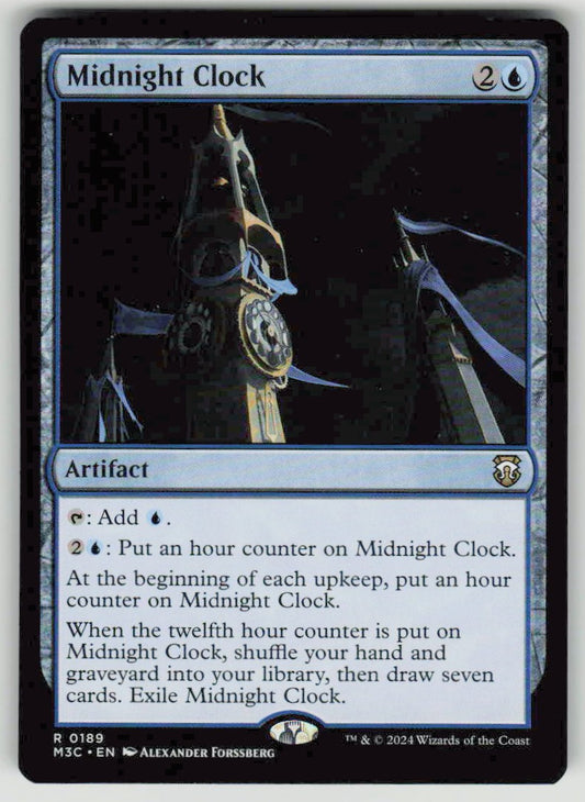 2024 Modern Horizons 3 Commander 189 Midnight Clock