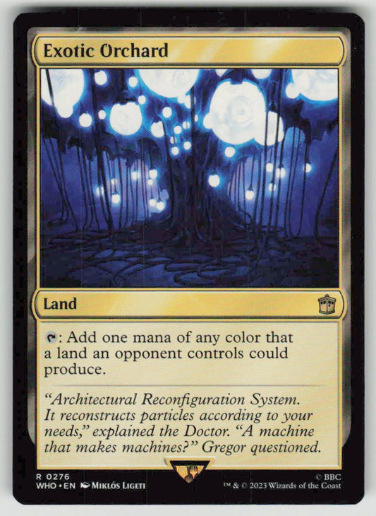 2023 Doctor Who 276 Exotic Orchard