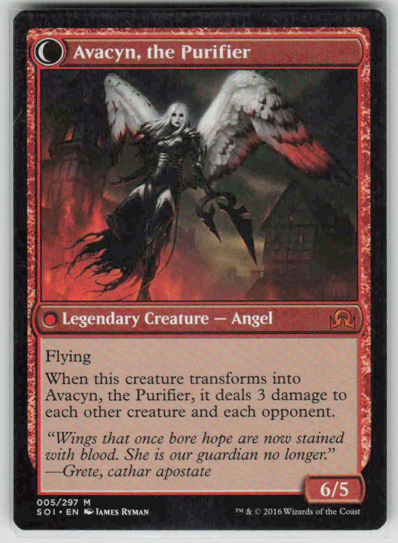 2016 Shadows over Innistrad 5 Archangel Avacyn // Avacyn, the Purifier