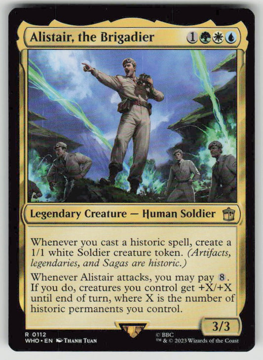 2023 Doctor Who 112 Alistair, the Brigadier
