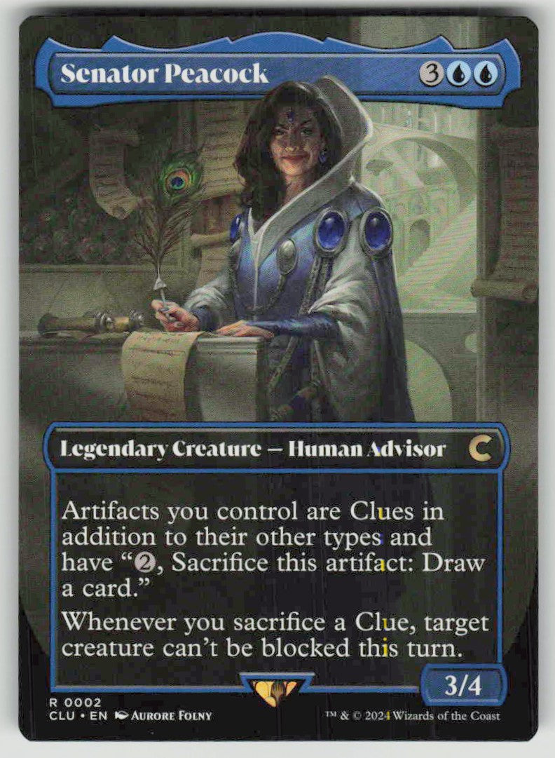2024 Ravnica: Clue Edition 2 Senator Peacock