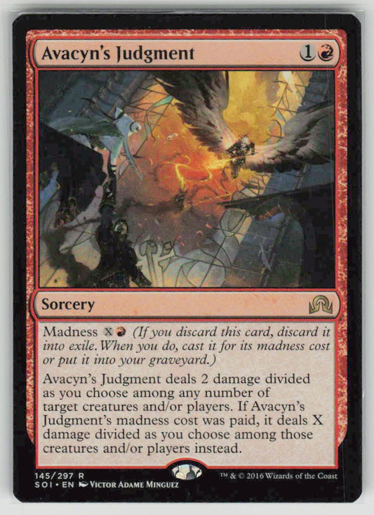 2016 Shadows over Innistrad 145 Avacyn's Judgment