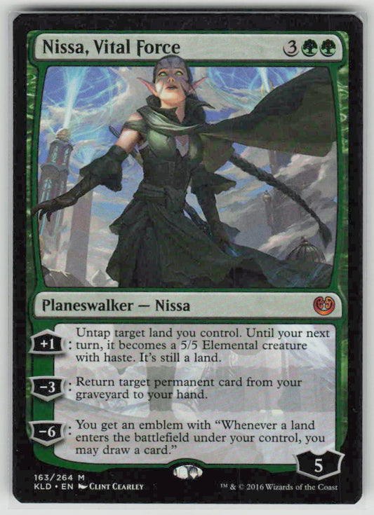 2016 Kaladesh 163 Nissa, Vital Force