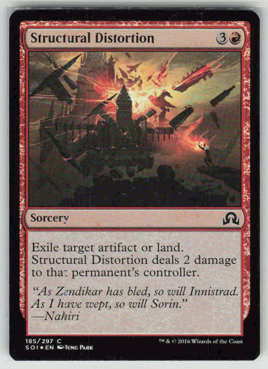 2016 Shadows over Innistrad 185 Structural Distortion