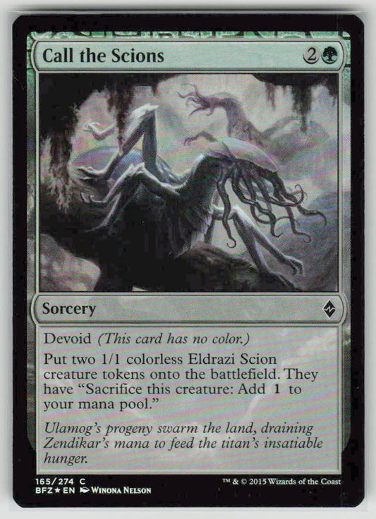 2015 Battle for Zendikar 165 Call the Scions