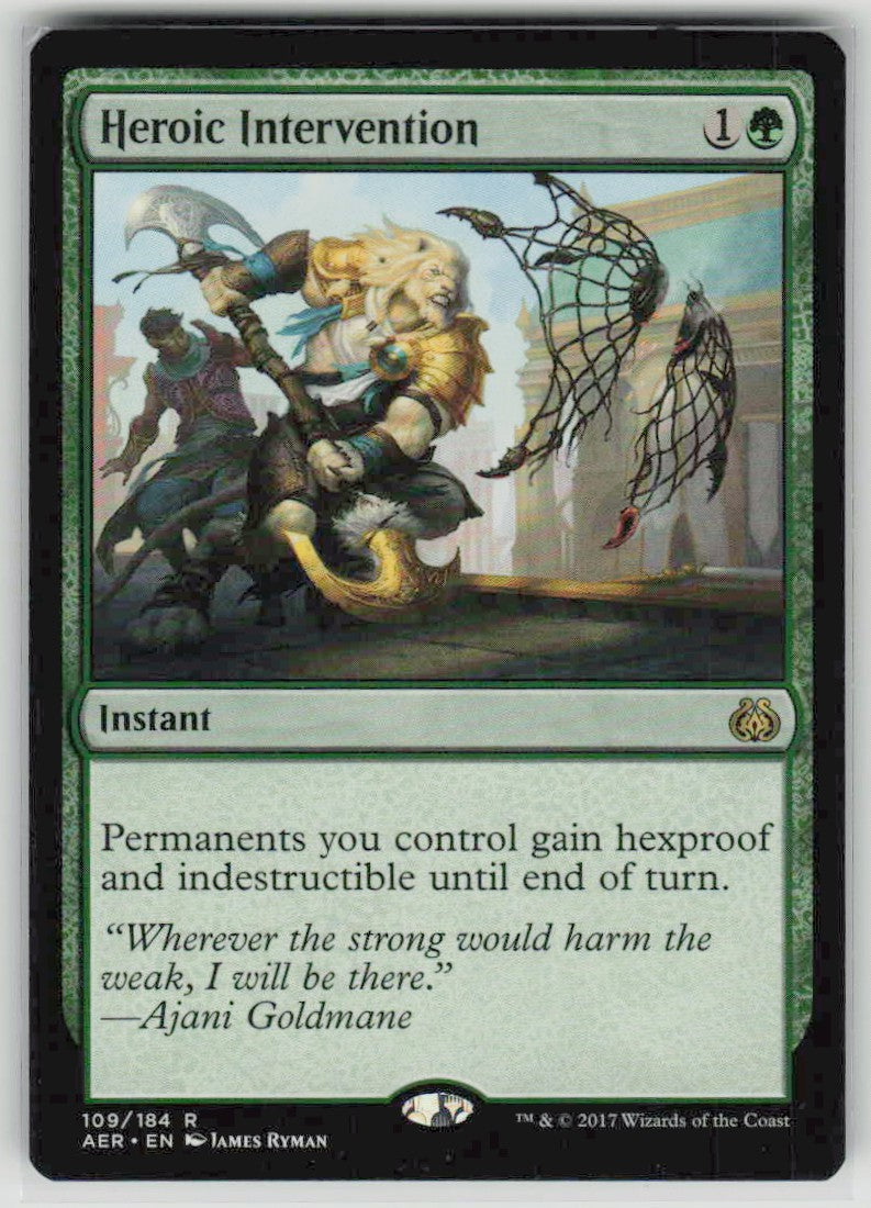 2017 Aether Revolt 109 Heroic Intervention