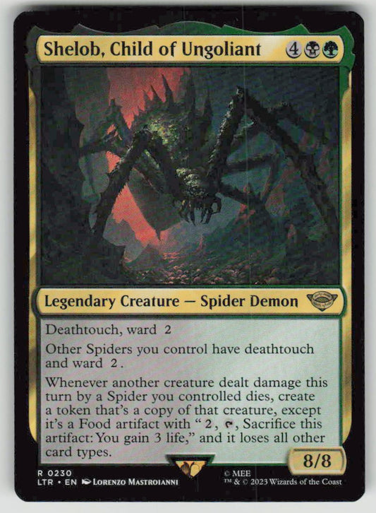 2023 The Lord of the Rings: Tales of Middle-earth 230 Shelob, Child of Ungoliant