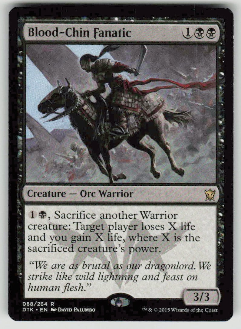 2015 Dragons of Tarkir 88 Blood-Chin Fanatic