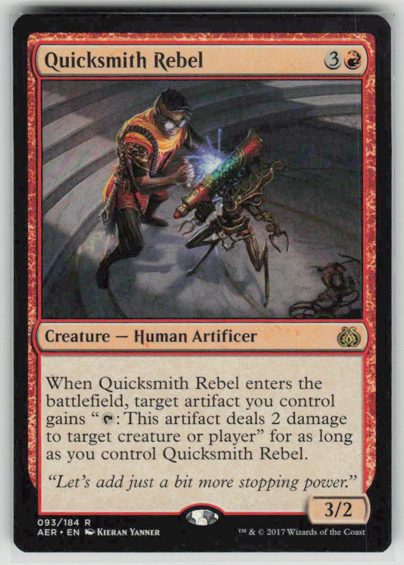 2017 Aether Revolt 93 Quicksmith Rebel