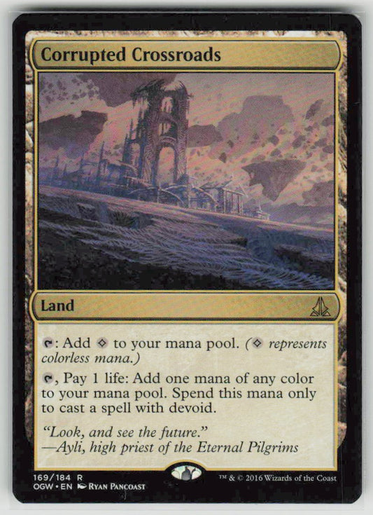 2016 Oath of the Gatewatch 169 Corrupted Crossroads