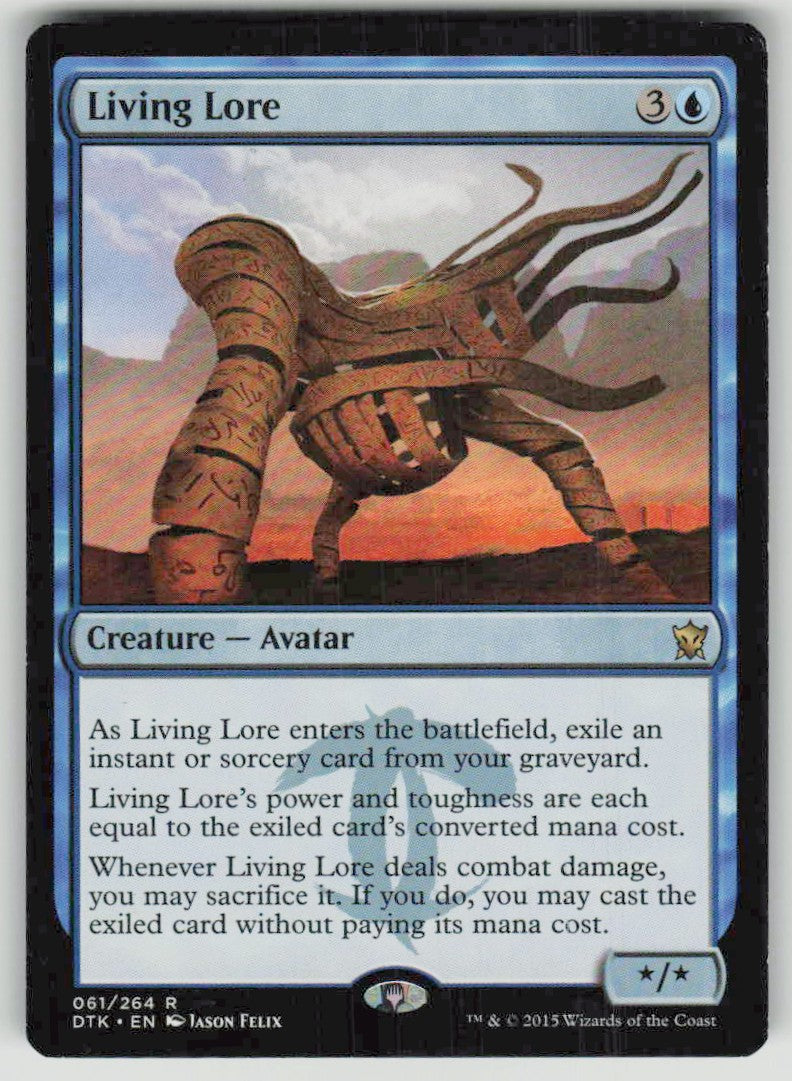 2015 Dragons of Tarkir 61 Living Lore