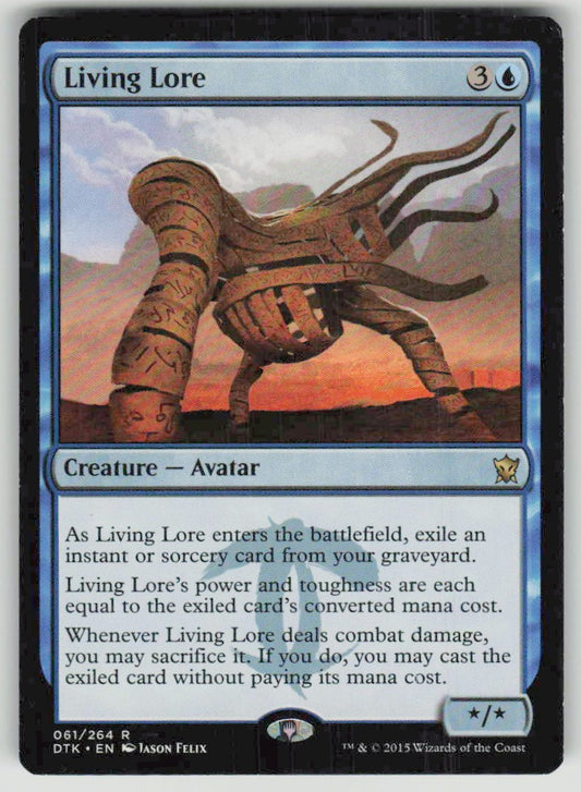 2015 Dragons of Tarkir 61 Living Lore