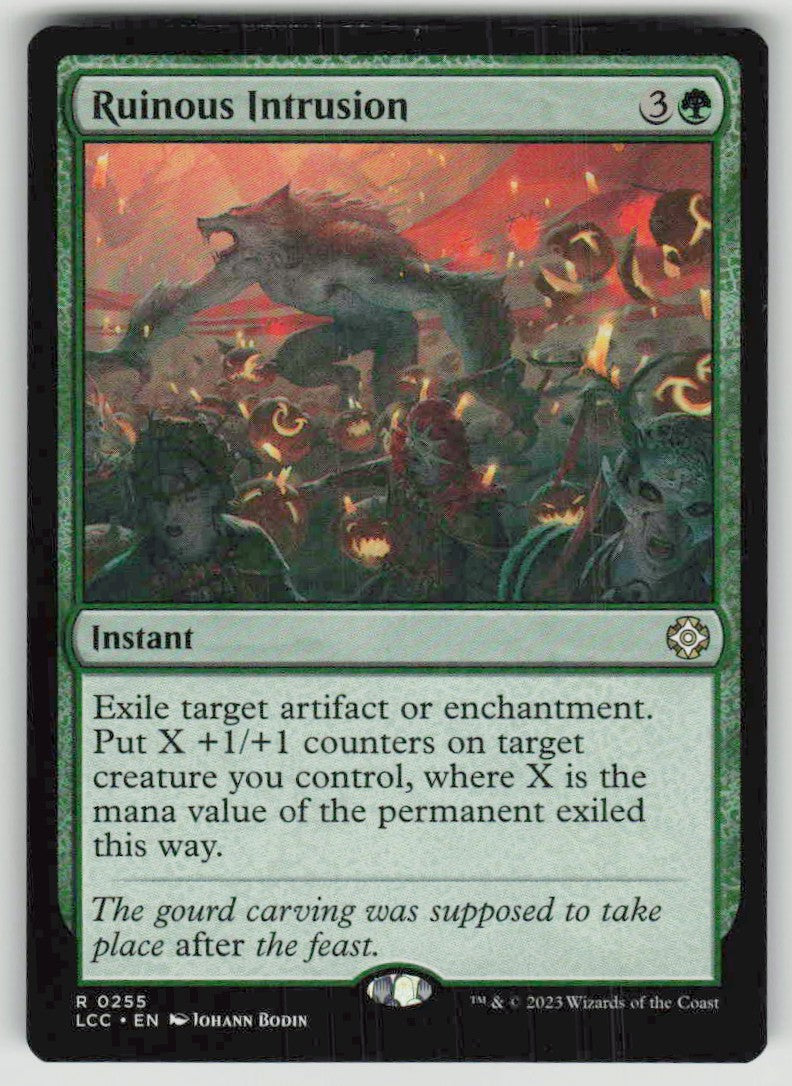 2023 The Lost Caverns of Ixalan Commander 255 Ruinous Intrusion