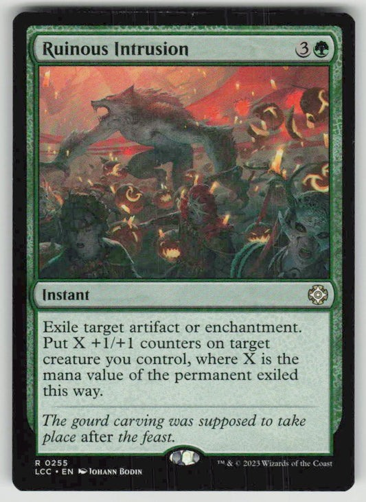 2023 The Lost Caverns of Ixalan Commander 255 Ruinous Intrusion