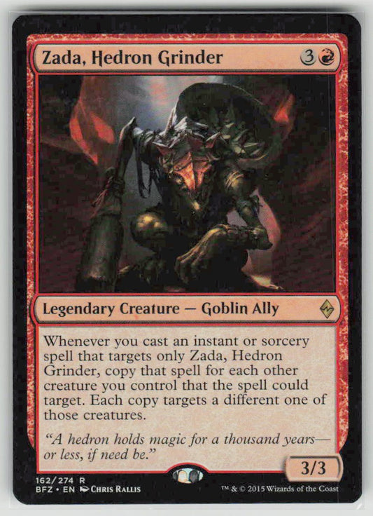 2015 Battle for Zendikar 162 Zada, Hedron Grinder