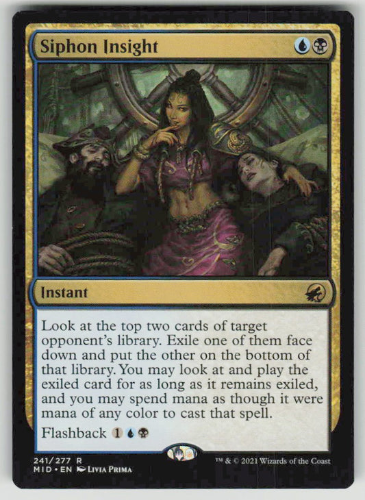 2021 Innistrad: Midnight Hunt 241 Siphon Insight