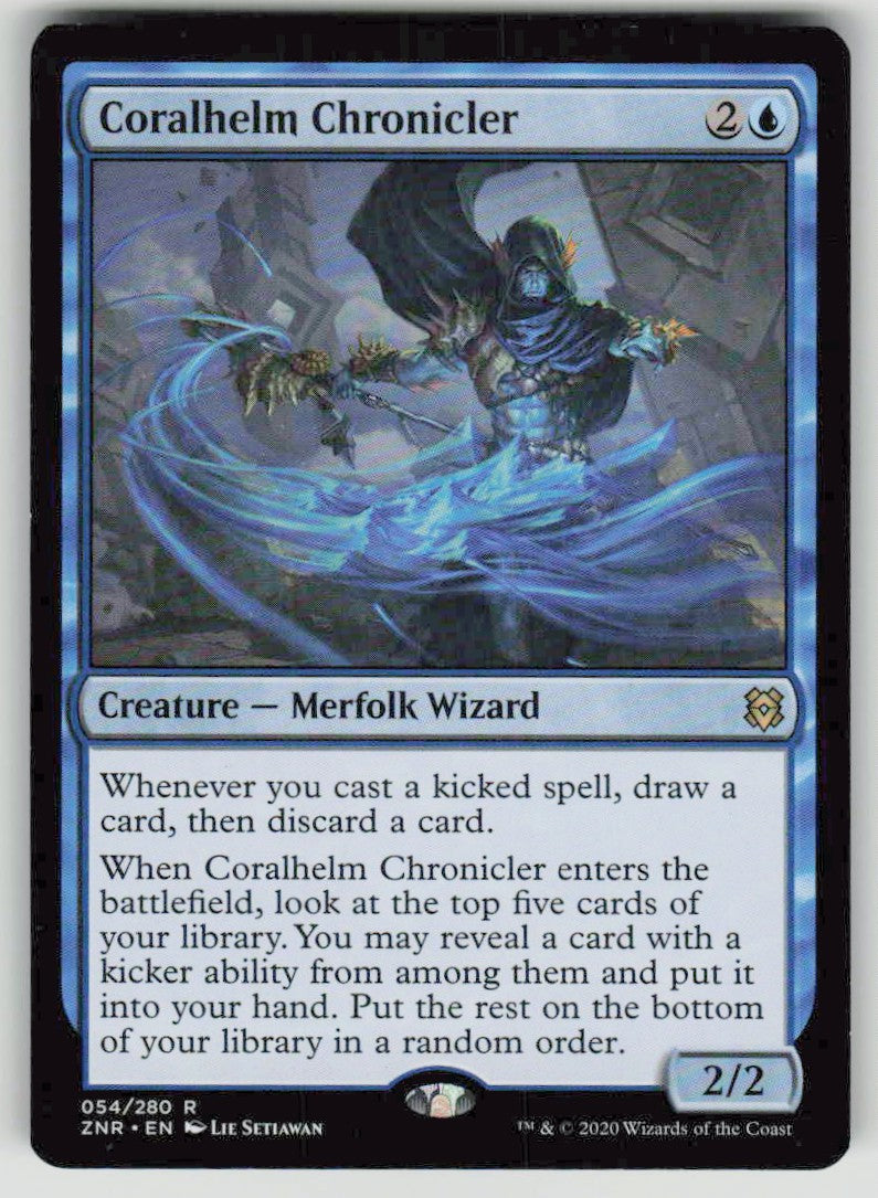 2020 Zendikar Rising 54 Coralhelm Chronicler