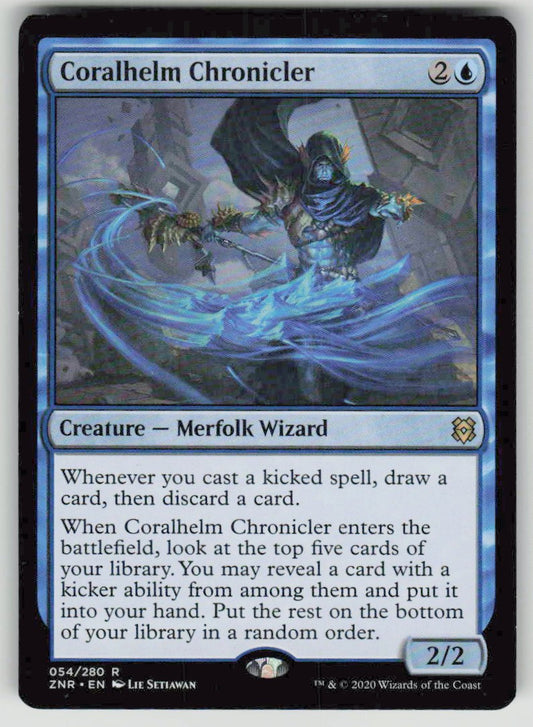 2020 Zendikar Rising 54 Coralhelm Chronicler