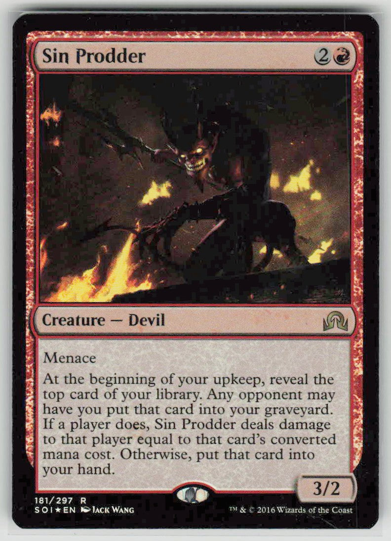 2016 Shadows over Innistrad 181 Sin Prodder