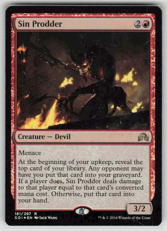 2016 Shadows over Innistrad 181 Sin Prodder