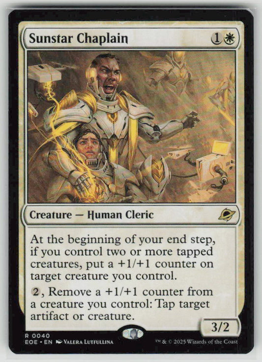 2025 Edge of Eternities 40 Sunstar Chaplain