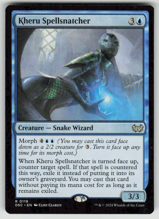 2024 Duskmourn: House of Horror Commander 119 Kheru Spellsnatcher