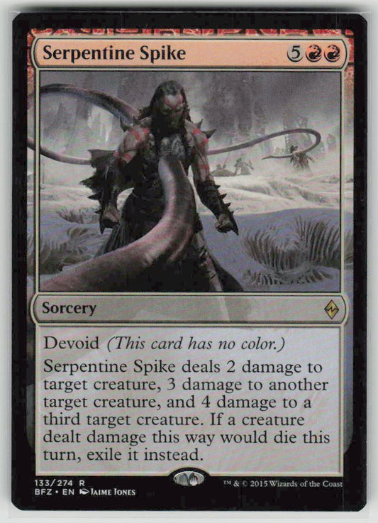 2015 Battle for Zendikar 133 Serpentine Spike