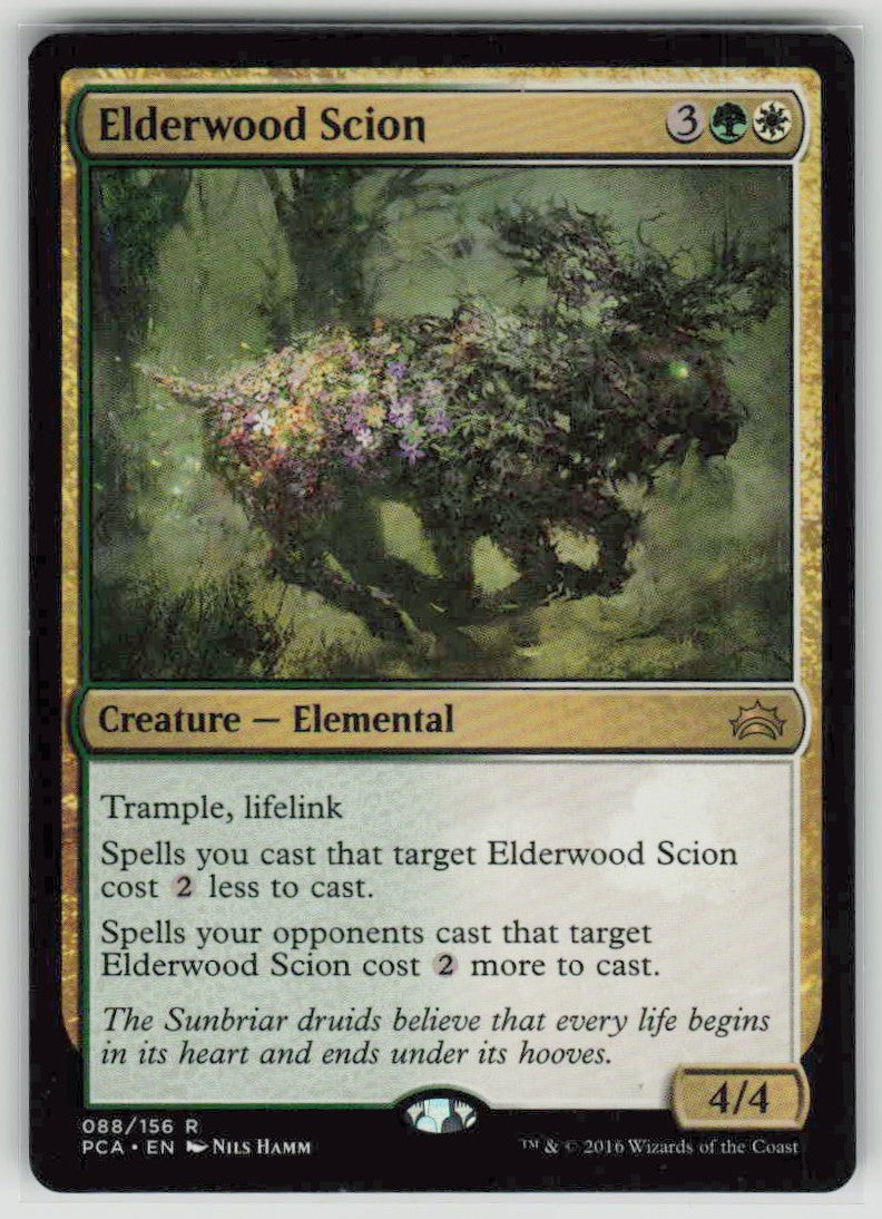 2016 Planechase Anthology 88 Elderwood Scion