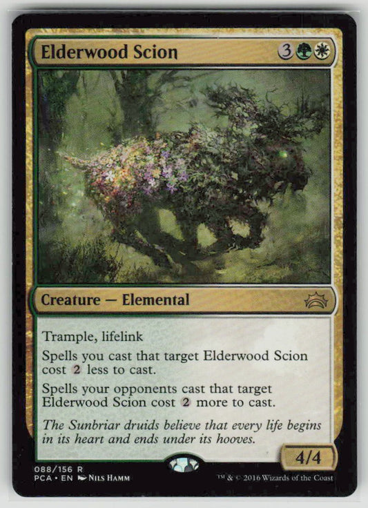 2016 Planechase Anthology 88 Elderwood Scion