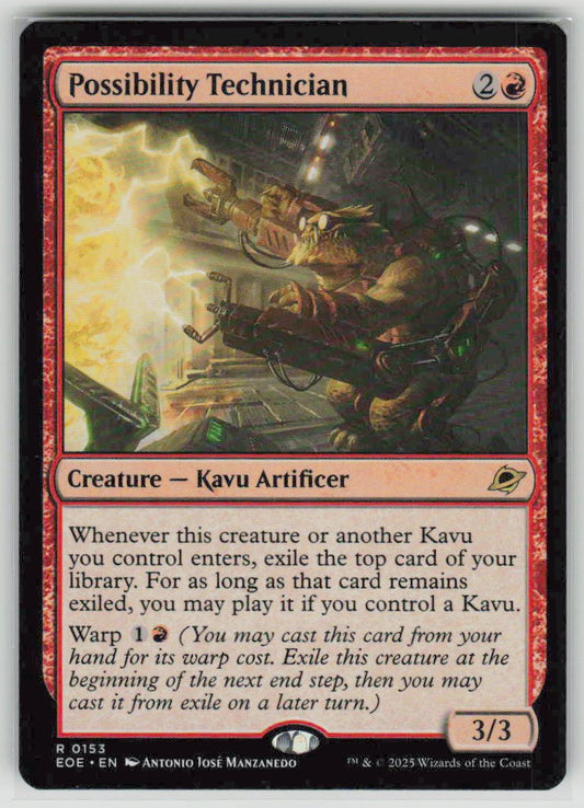 2025 Edge of Eternities 153 Possibility Technician