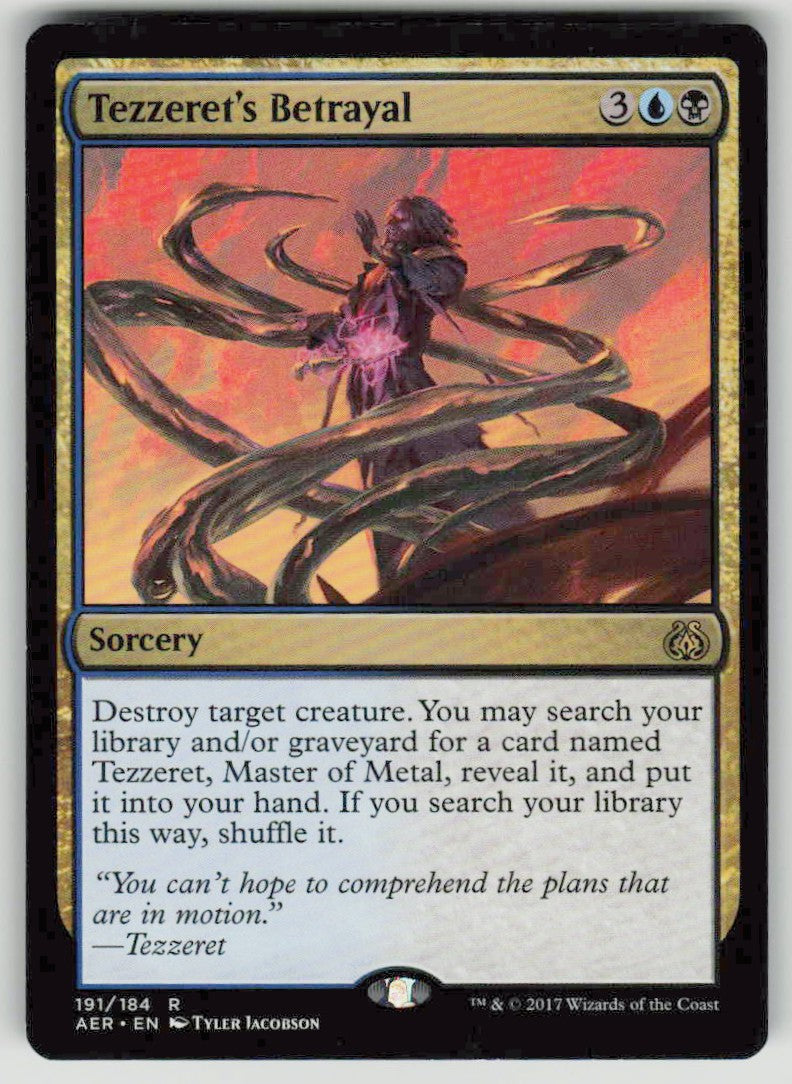 2017 Aether Revolt 191 Tezzeret's Betrayal