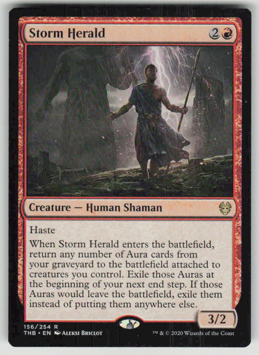 2020 Theros Beyond Death 156 Storm Herald