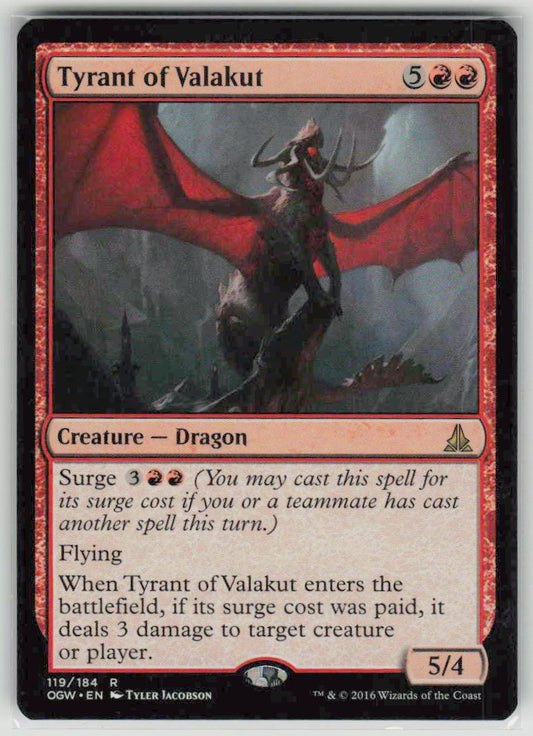 2016 Oath of the Gatewatch Promos 119 Tyrant of Valakut