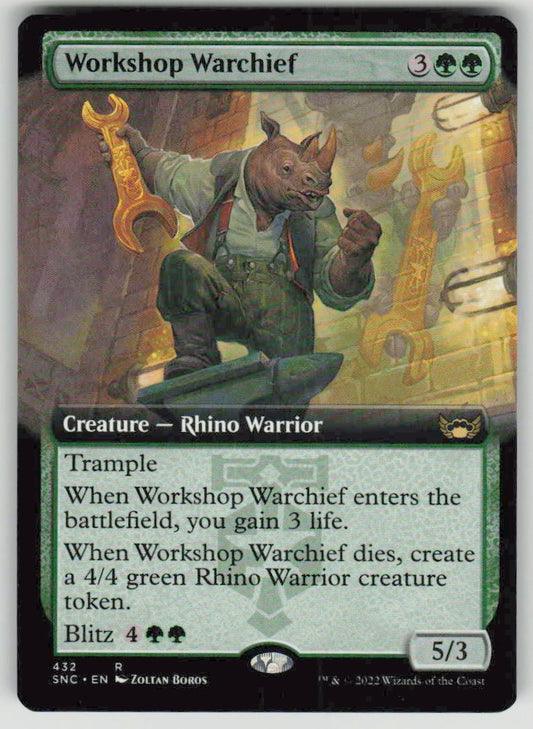 2022 Streets of New Capenna 432 Workshop Warchief