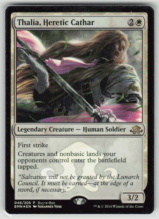 2016 Eldritch Moon Promos 46 Thalia, Heretic Cathar