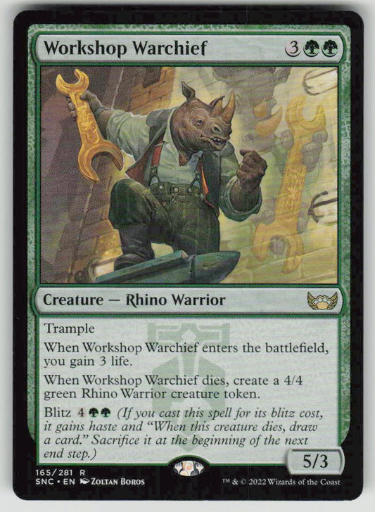 2022 Streets of New Capenna 165 Workshop Warchief