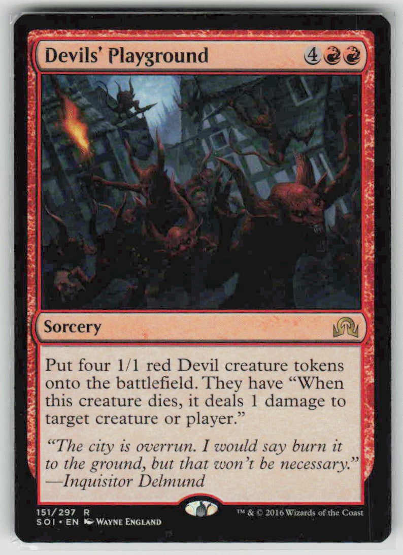 2016 Shadows over Innistrad 151 Devils' Playground