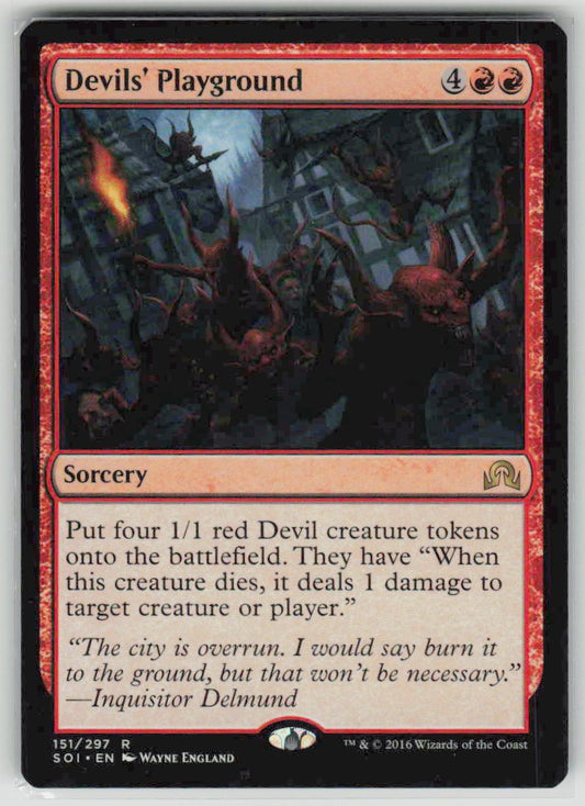 2016 Shadows over Innistrad 151 Devils' Playground
